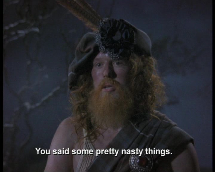 STRONG SCOTTISH ACCENT  