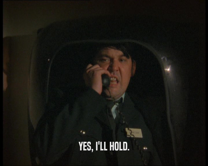 YES, I'LL HOLD.  