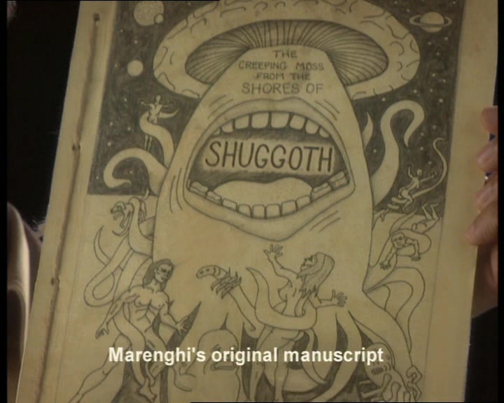 THE SCRIPT TO SHUGGOTH WAS BASED ON A SONNET I WROTE WHEN I WAS 16. 