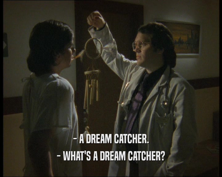 - A DREAM CATCHER. - WHAT'S A DREAM CATCHER? 
