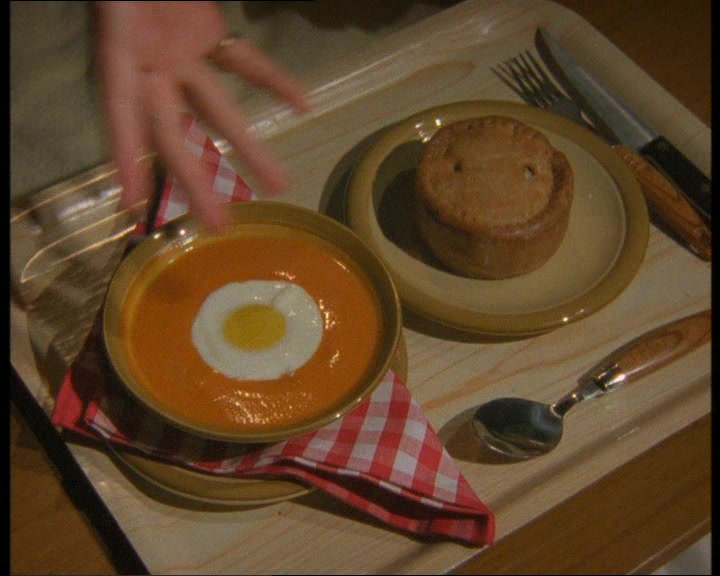 HERE, LET ME CUT UP YOUR PORK PIE.  