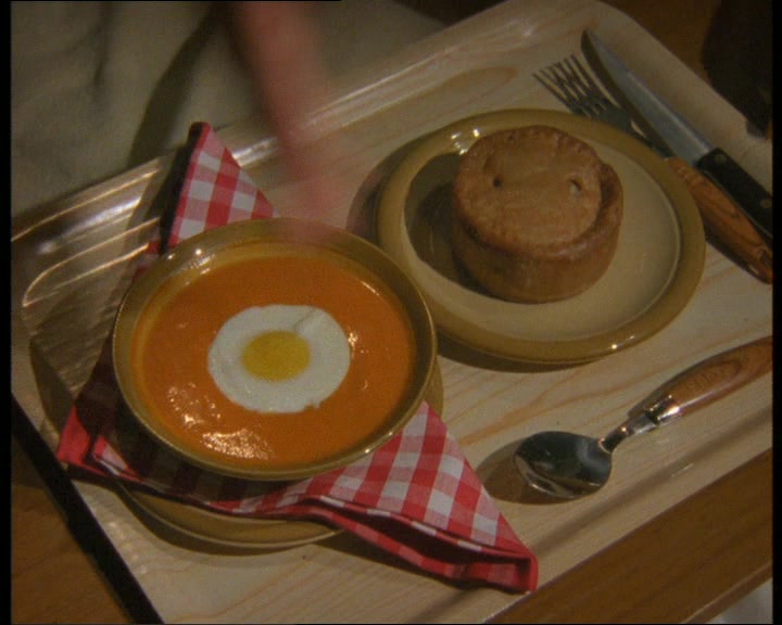 HERE, LET ME CUT UP YOUR PORK PIE.  