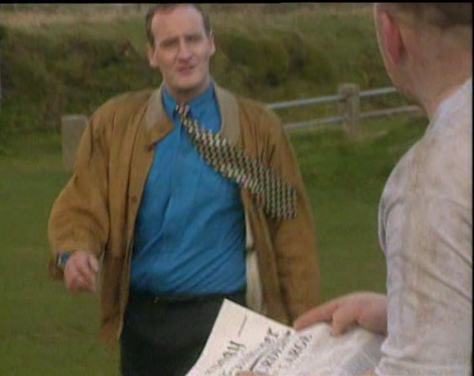 HELLO, TOM. IS FATHER CRILLY AROUND YET? 