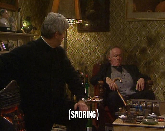 (SNORING)  