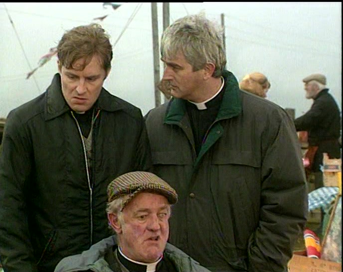 DOUGAL, YOU'RE A PRIEST, SHOW SOME DECORUM. 