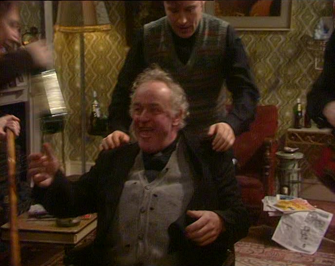 - GOOD MAN. - THIS'LL KEEP YOU NICE AND WARM. 