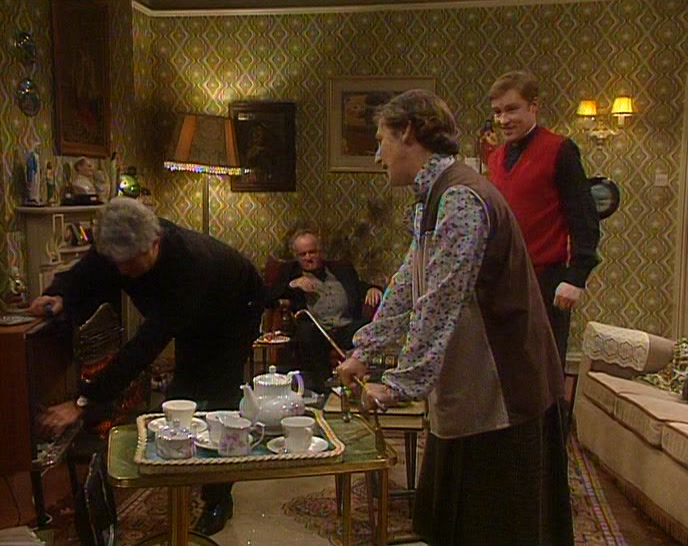 AH, IS THE TELEVISION BROKEN AGAIN, FATHER? 