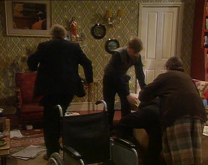 (MRS DOYLE) ARE YOU ALL RIGHT? OOH.  