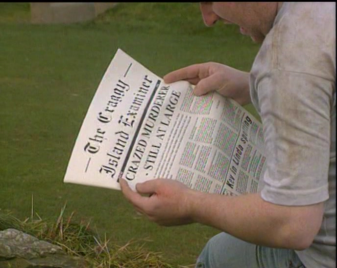 HELLO, TOM. IS FATHER CRILLY AROUND YET? 