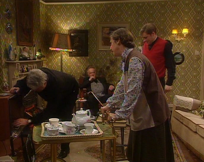 AH, IS THE TELEVISION BROKEN AGAIN, FATHER? 