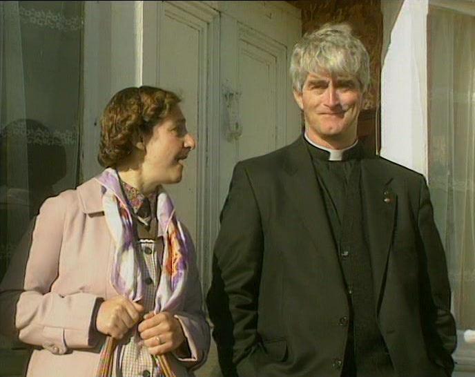 - I'LL BE OFF. WHAT ARE YOU UP TO? - I'LL JUST HAVE A BIT OF A PRAY. 