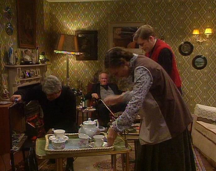 - ME, PLEASE, MRS DOYLE. - TEA? FECK! 