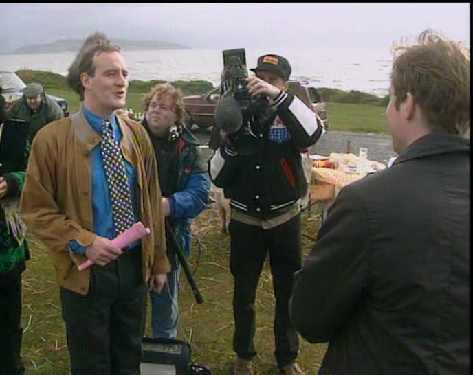- WE'LL JUST ASK A FEW QUESTIONS. - AM I GONNA BE ON THE TELLY? 
