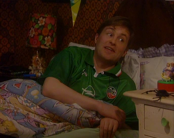 AH, YOU'RE A BIT, NOW, TED.  