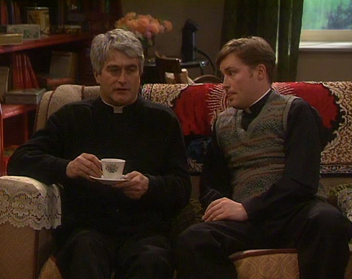 TR...TRY TO AVOID DOING THAT AGAIN, DOUGAL. 