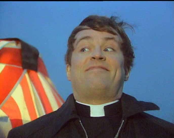 LOOK, DOUGAL, IF I LET YOU GO IN, WILL YOU GO HOME AFTER? 
