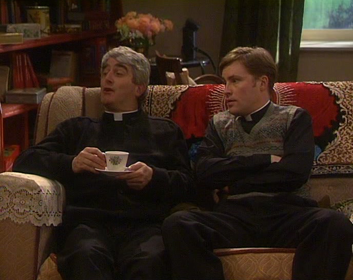 ANYWAY, IT'S TIME FOR JACK'S WALK. TIME FOR YOUR WALK, FATHER JACK! 