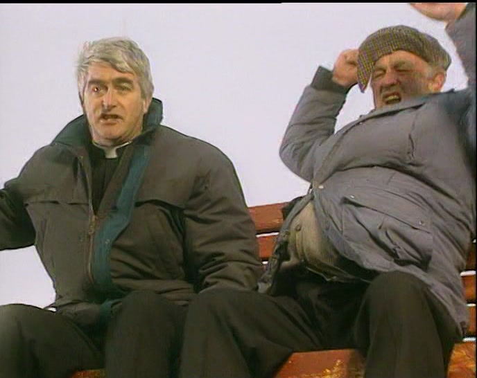 GOD, NO, THEY'RE TALKING TO DOUGAL.  