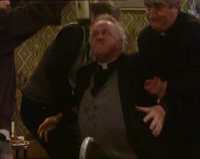 OH, NOW, COME ON, FATHER HACKETT.  