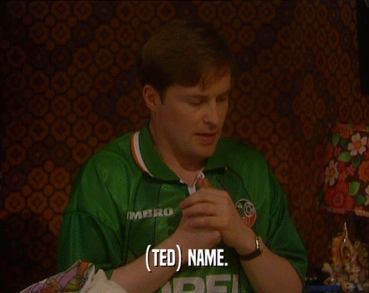 (TED) NAME.
  