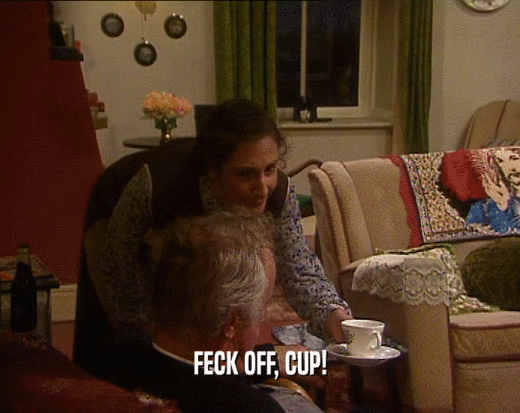 FECK OFF, CUP!
  