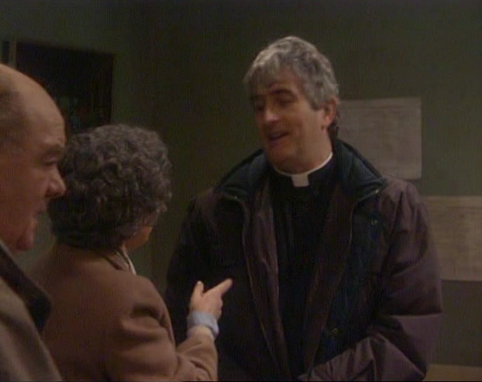 - YOU MUST BE FATHER CRILLY.
 - YES, I AM.
 