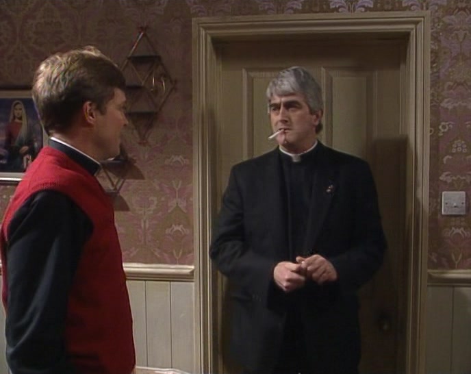 - NOW, DOUGAL, DON'T OVERREACT. - FAIR ENOUGH. 