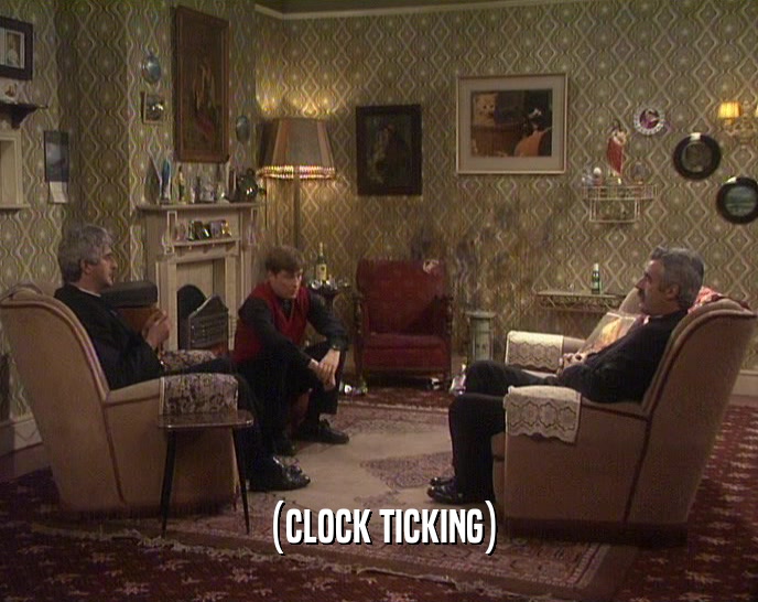 (CLOCK TICKING)  