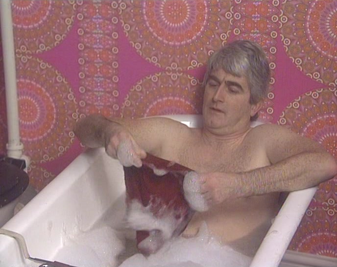 I'M, UM...HAVING A BATH.  
