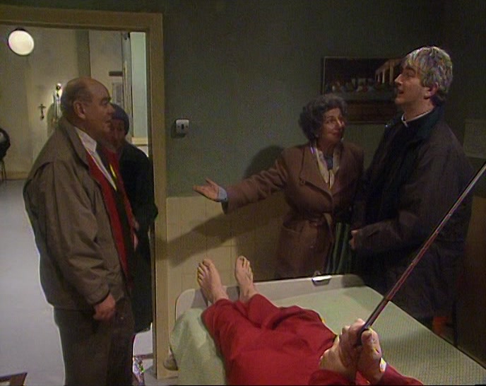 - AHEM. - THIS IS MY HUSBAND, DERMOT. 