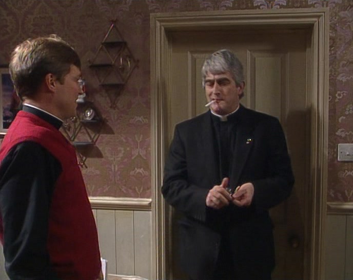 - NOW, DOUGAL, DON'T OVERREACT. - FAIR ENOUGH. 