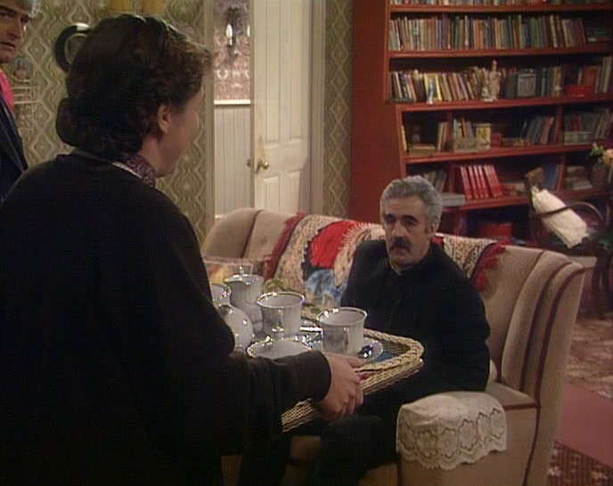OH, NO, IT'S FATHER STONE.  