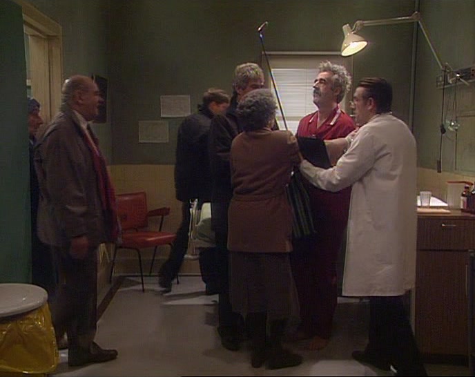 COME ON, MRS STONE, WE'VE GOT TO GET HIM INTO BED. 