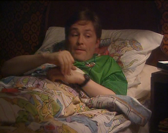 I HOPE HE'S GONE BEFORE YOUR BIRTHDAY PARTY, ANYWAY. 