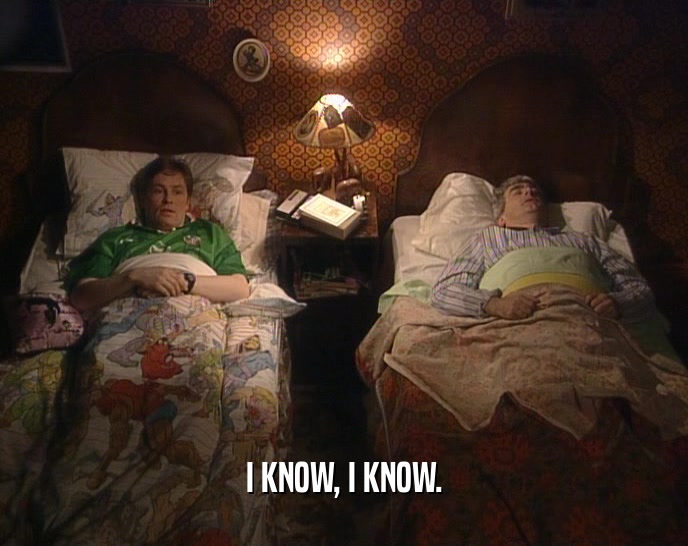 I KNOW, I KNOW.  