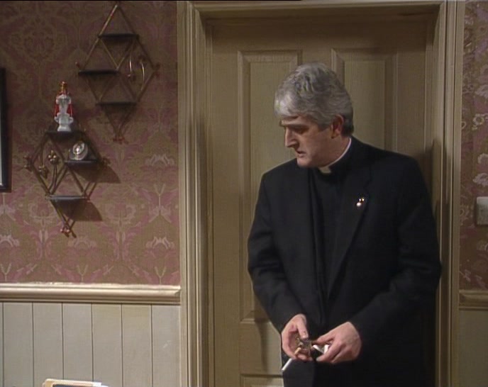 - DOUGAL, GET UP. - OH, TED, NO, NOT HIM. 