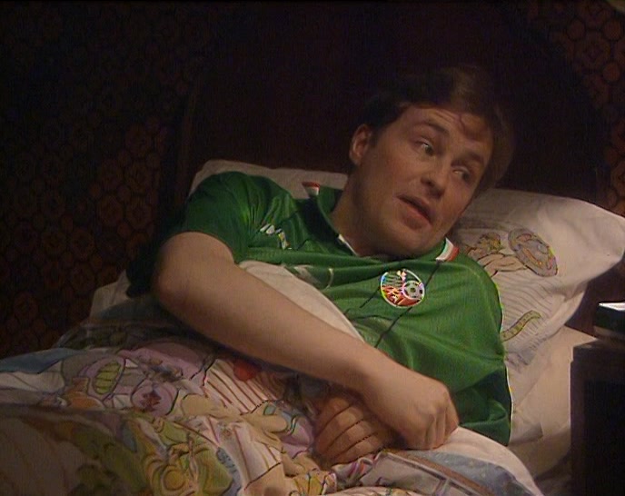 I HOPE HE'S GONE BEFORE YOUR BIRTHDAY PARTY, ANYWAY. 