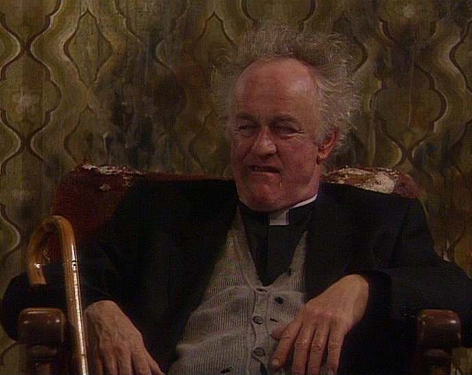 WHAT'S FATHER JACK LOOKING AT?
 WHAT'S THAT YOU'RE WATCHING?
 