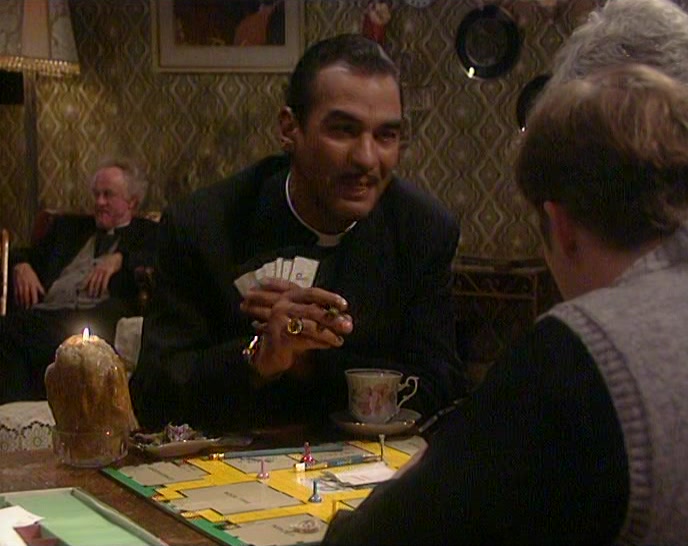'WITH THE KNIFE... IN THE DRAWING ROOM.' 