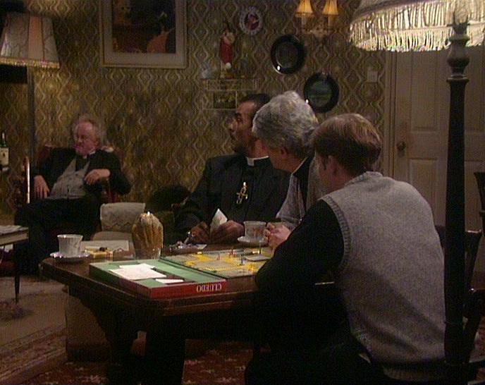 FATHER JACK, WOULD YOU LIKE A GLASS OF BRANDY? 