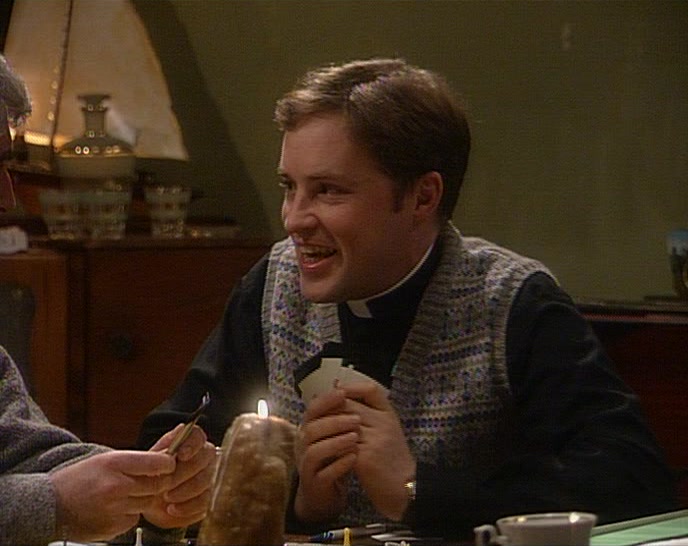 COLONEL MUSTARD IN THE KITCHEN WITH THE CANDLESTICK. 