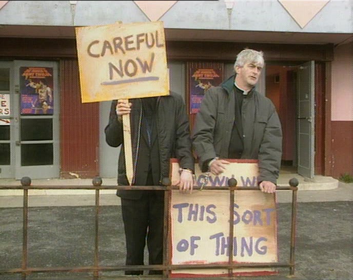 - DOWN WITH THIS SORT OF THING! - CAREFUL, NOW. 