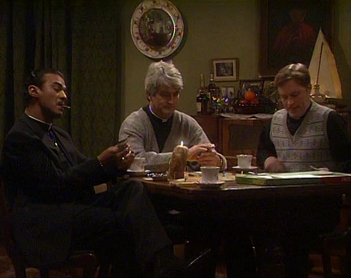 COME ON, DOUGAL. IT'S YOUR GO.  