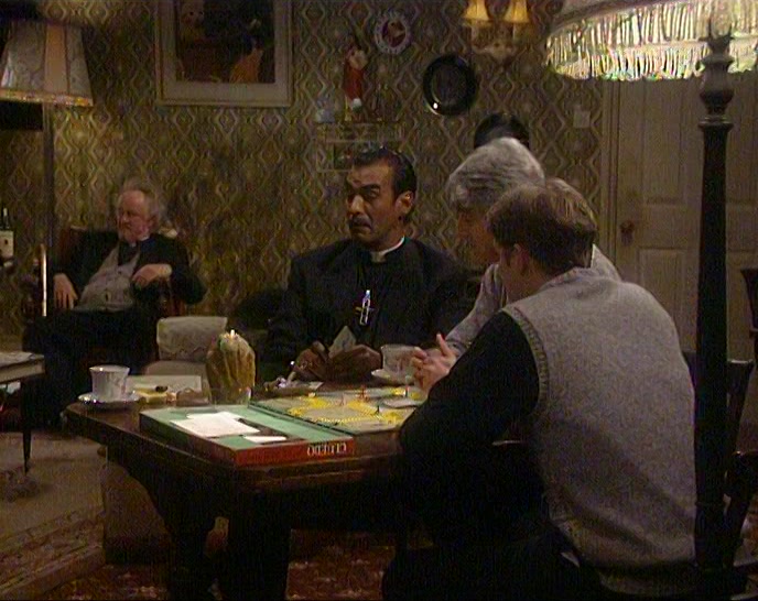 FATHER JACK, WOULD YOU LIKE A GLASS OF BRANDY? 