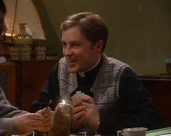COLONEL MUSTARD IN THE KITCHEN WITH THE CANDLESTICK. 