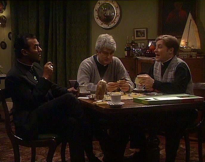IT'S GREAT, BECAUSE WE'RE NEVER SHORT OF CANDLES. 