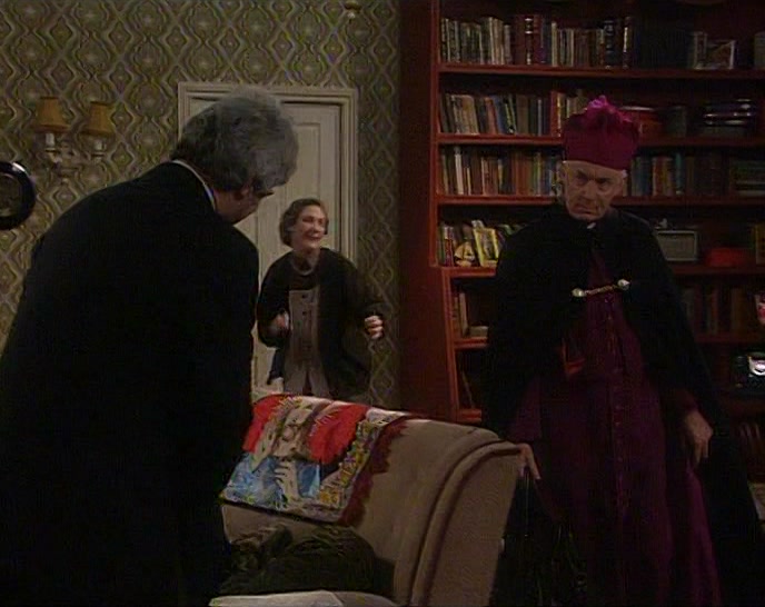 HELLO, BISHOP, HOW ARE YOU? COME ON IN, SIT DOWN. 