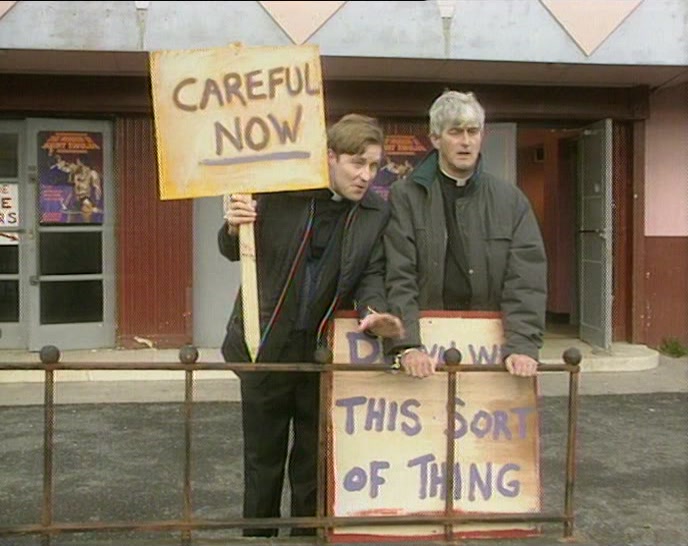 - DOWN WITH THIS SORT OF THING! - CAREFUL, NOW. 