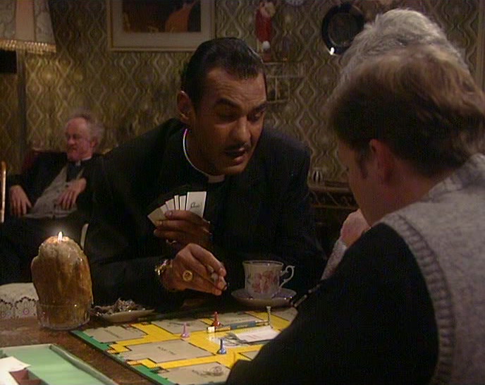 'WITH THE KNIFE... IN THE DRAWING ROOM.' 
