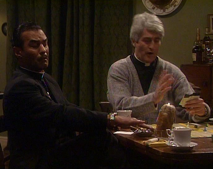 HE'S A ONE-MAN CANDLE FACTORY. AREN'T YOU, FATHER JACK? 